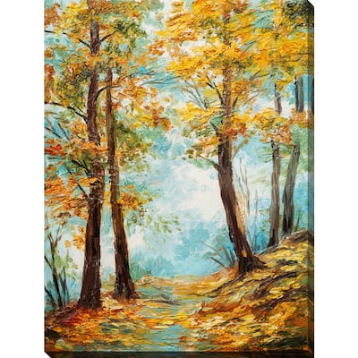 "Autumn Trees" Giclee Print Canvas Wall Art