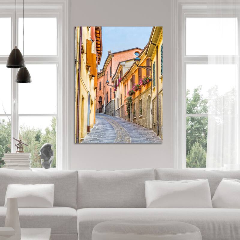 "European Alley 2" Giclee Print Canvas Wall Art