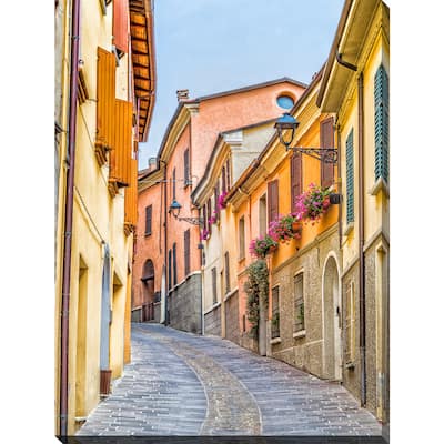 "European Alley 2" Giclee Print Canvas Wall Art