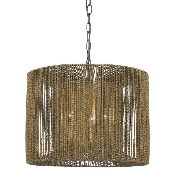 Shop Brown Rattan String Pendant Light Fixture - Free ...