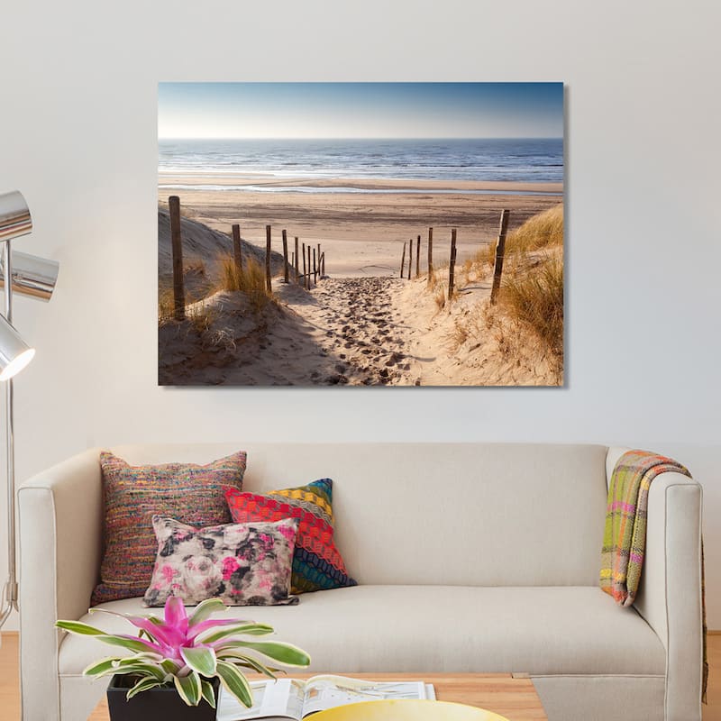 "Path to Ocean" Giclee Print Canvas Wall Art