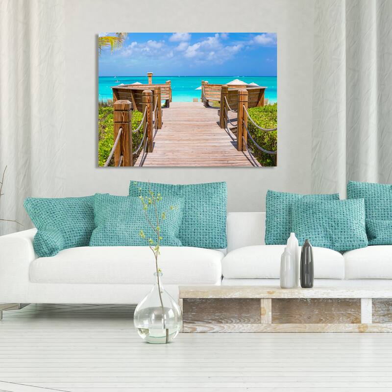 "Tropical Paradise" Giclee Print Canvas Wall Art