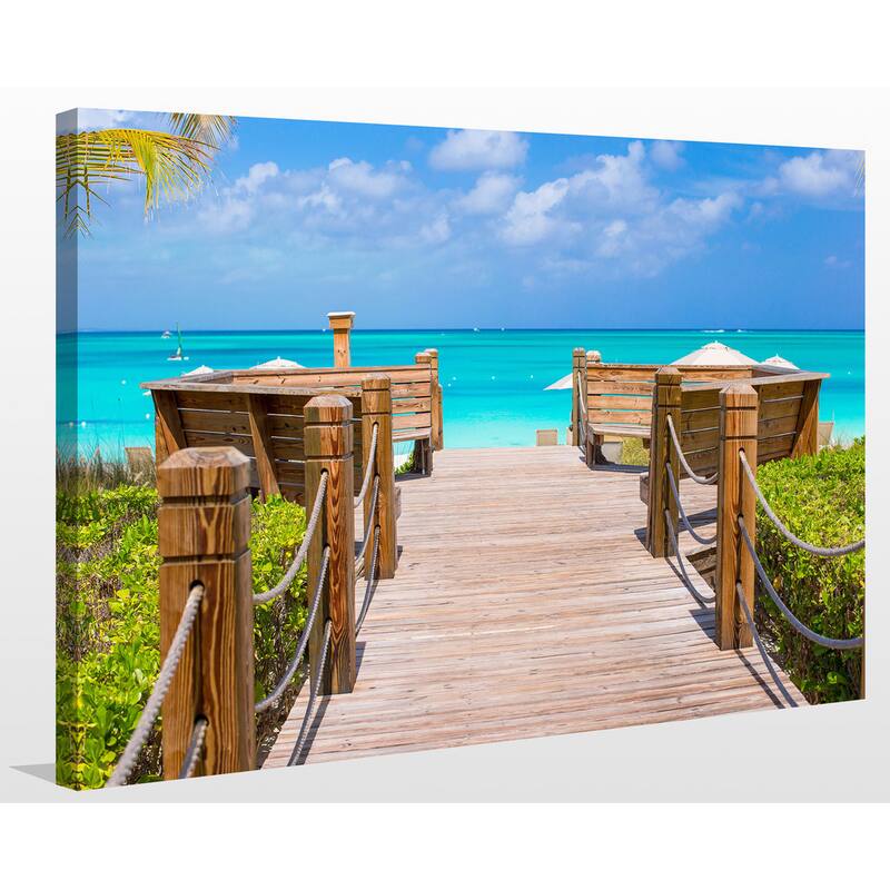"Tropical Paradise" Giclee Print Canvas Wall Art