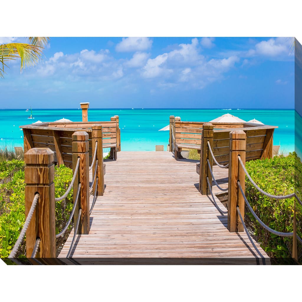 "Tropical Paradise" Giclee Print Canvas Wall Art