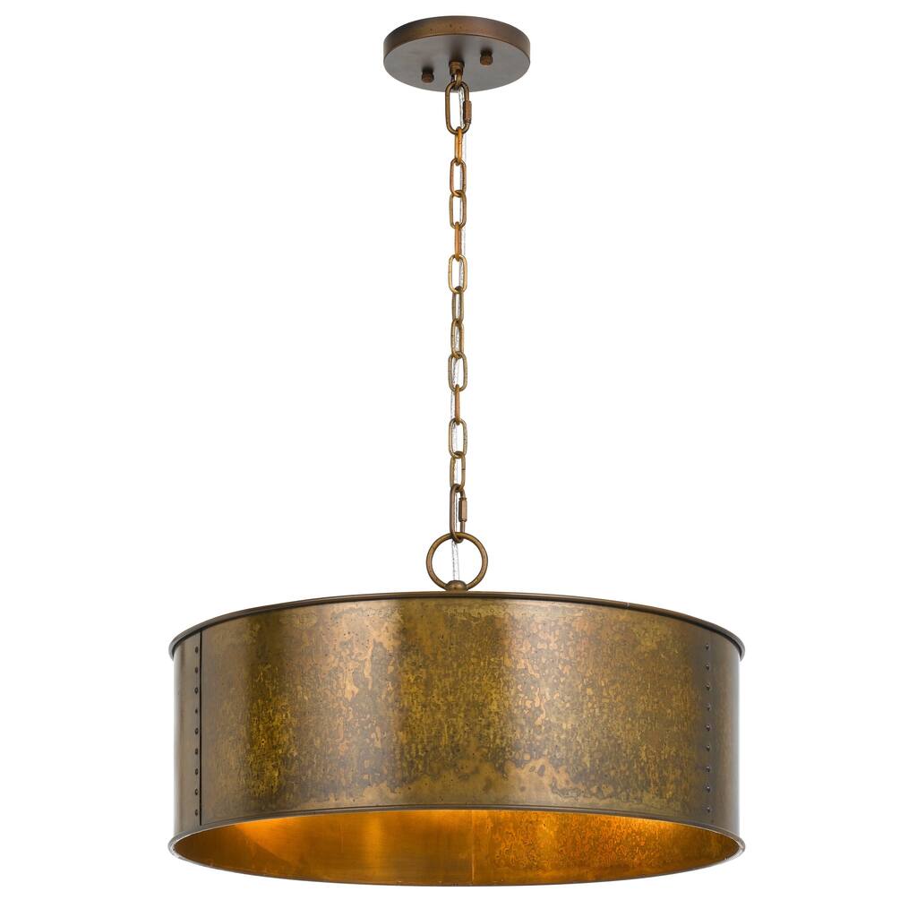 Rochefort Goldtone Metal 3-light Chandelier