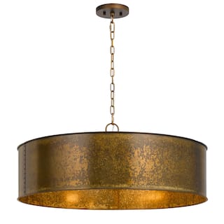 Rochefort Goldtone Metal 5-light Chandelier