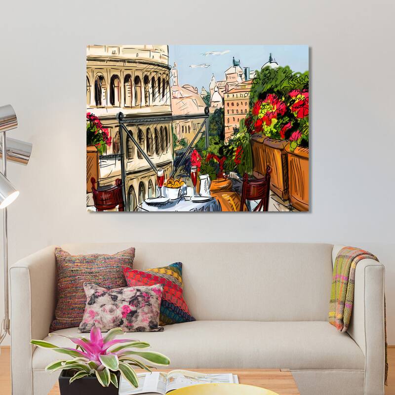 "Rome, Italy" Giclee Print Canvas Wall Art