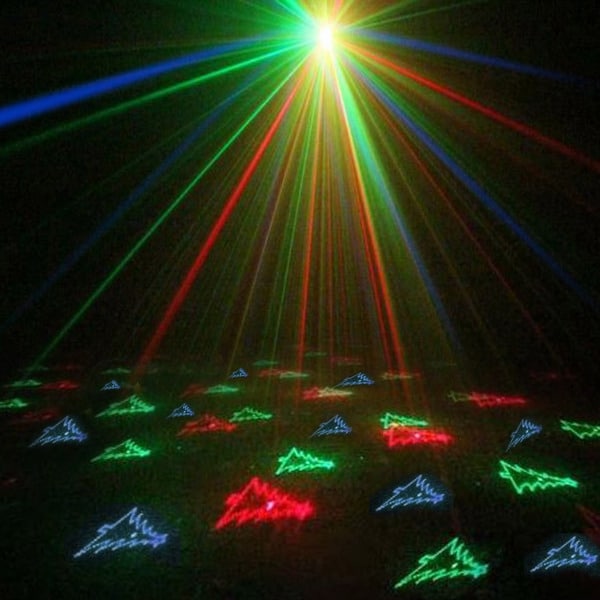 multicolor laser light show projector