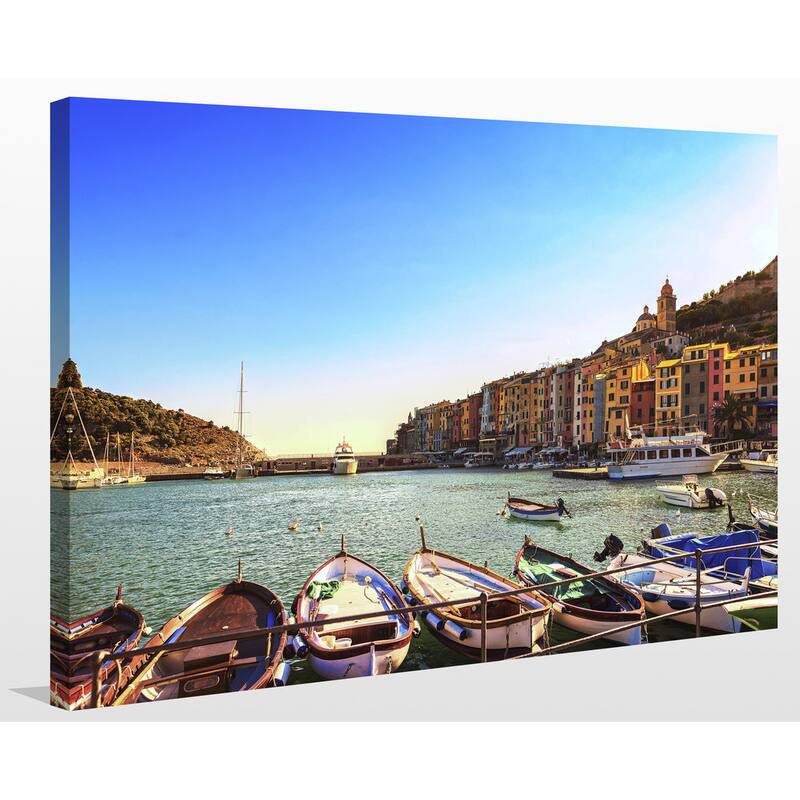 "Cinque Terre, Liguria Italy" Giclee Print Canvas Wall Art