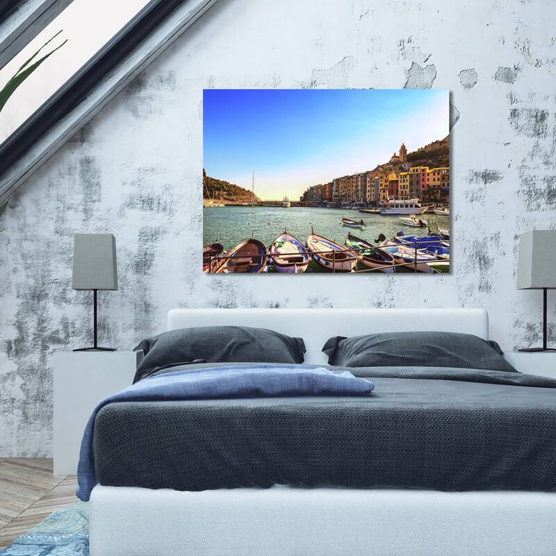 "Cinque Terre, Liguria Italy" Giclee Print Canvas Wall Art