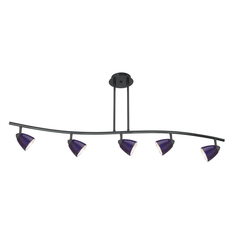 Orbit Metal 5-light Track Lighting