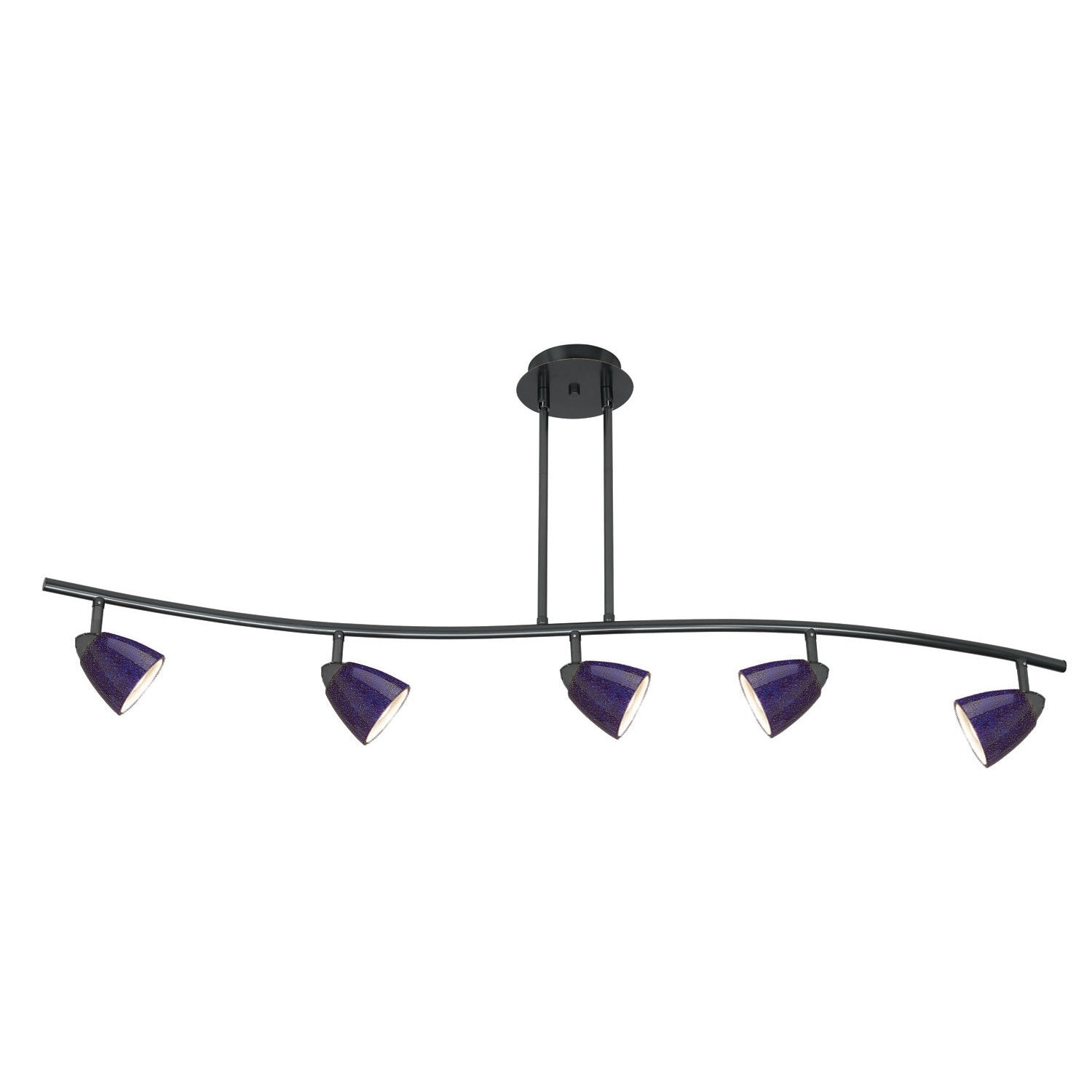 Orbit Metal 5-light Track Lighting
