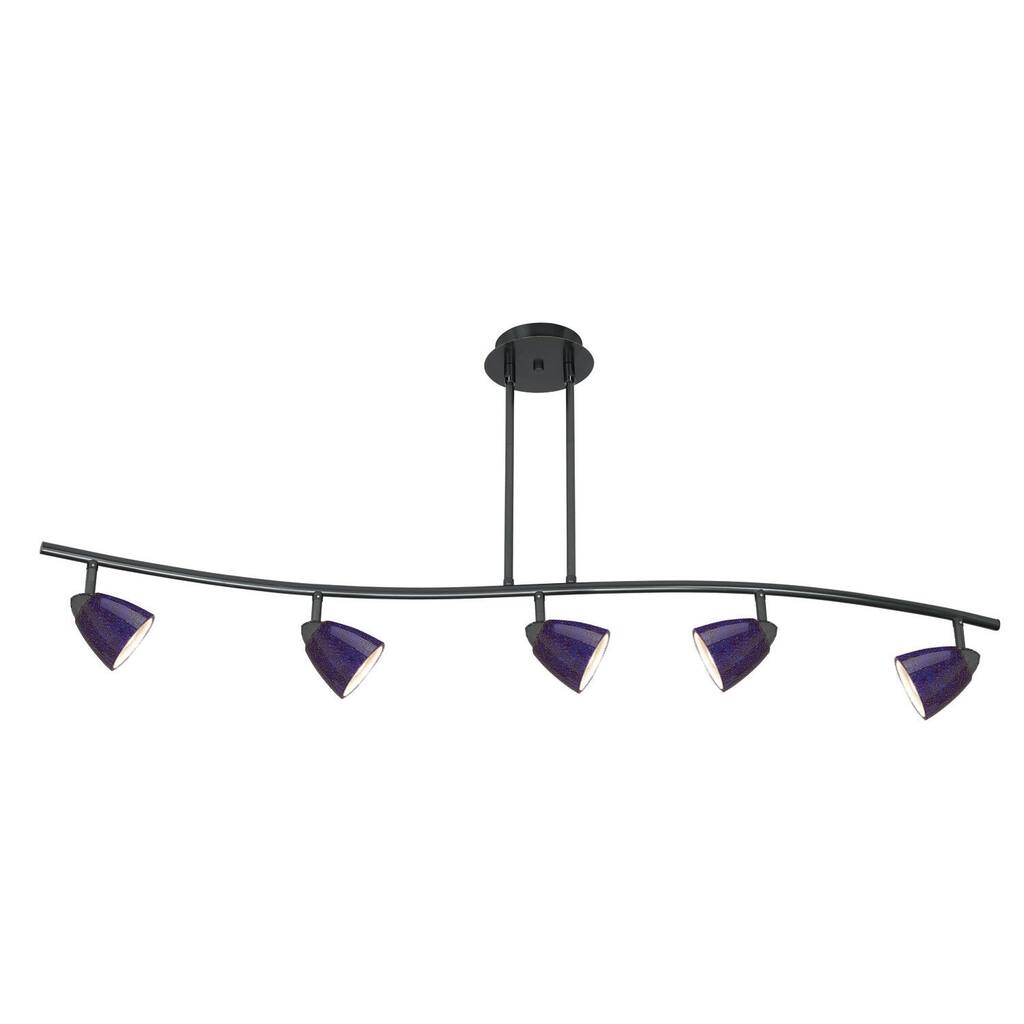 Orbit Metal 5-light Track Lighting