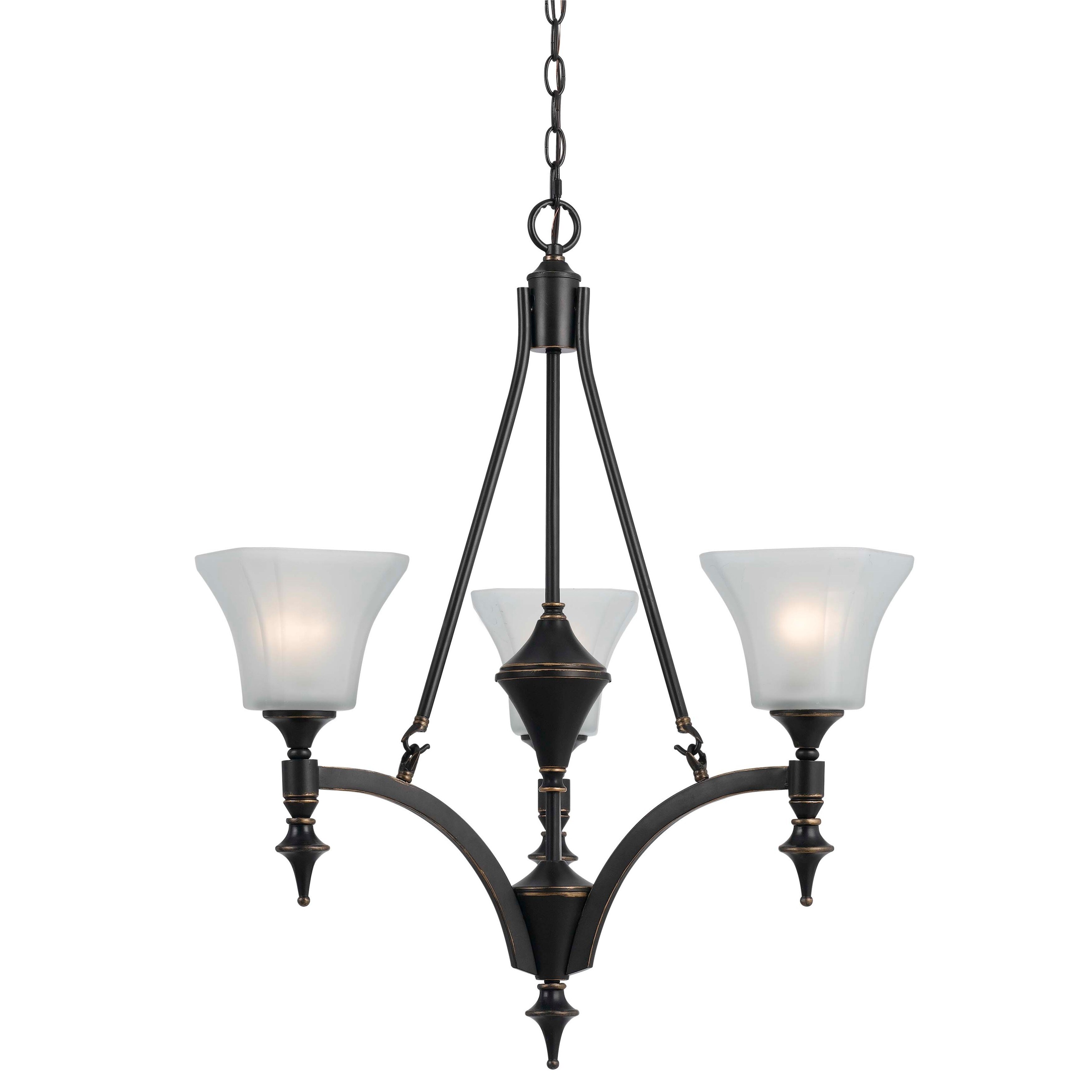 Tiffany-style 60-watt 3-light Chandelier (Tiffany Light) - Chandeliers For Bedrooms by Overstock.com