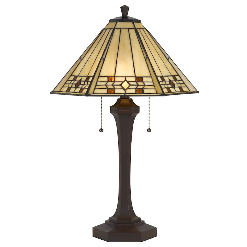 Tiffany-style 2-light 60-watt Table Lamp