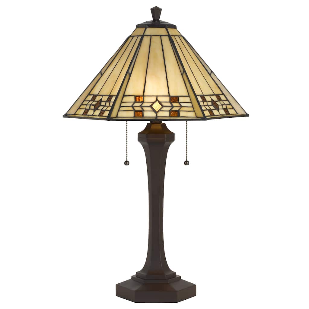Tiffany-style 2-light 60-watt Table Lamp