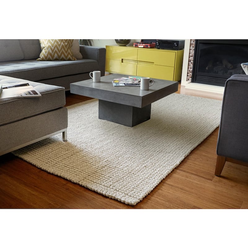 Jani Andes Ivory Jute Handwoven Rug