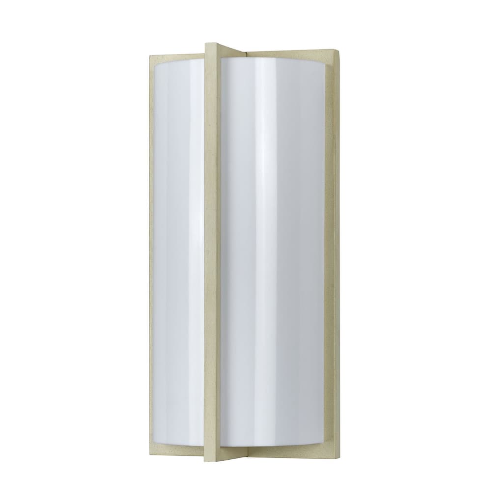 Off-white Metal 18-watt PLC Wall Lamp