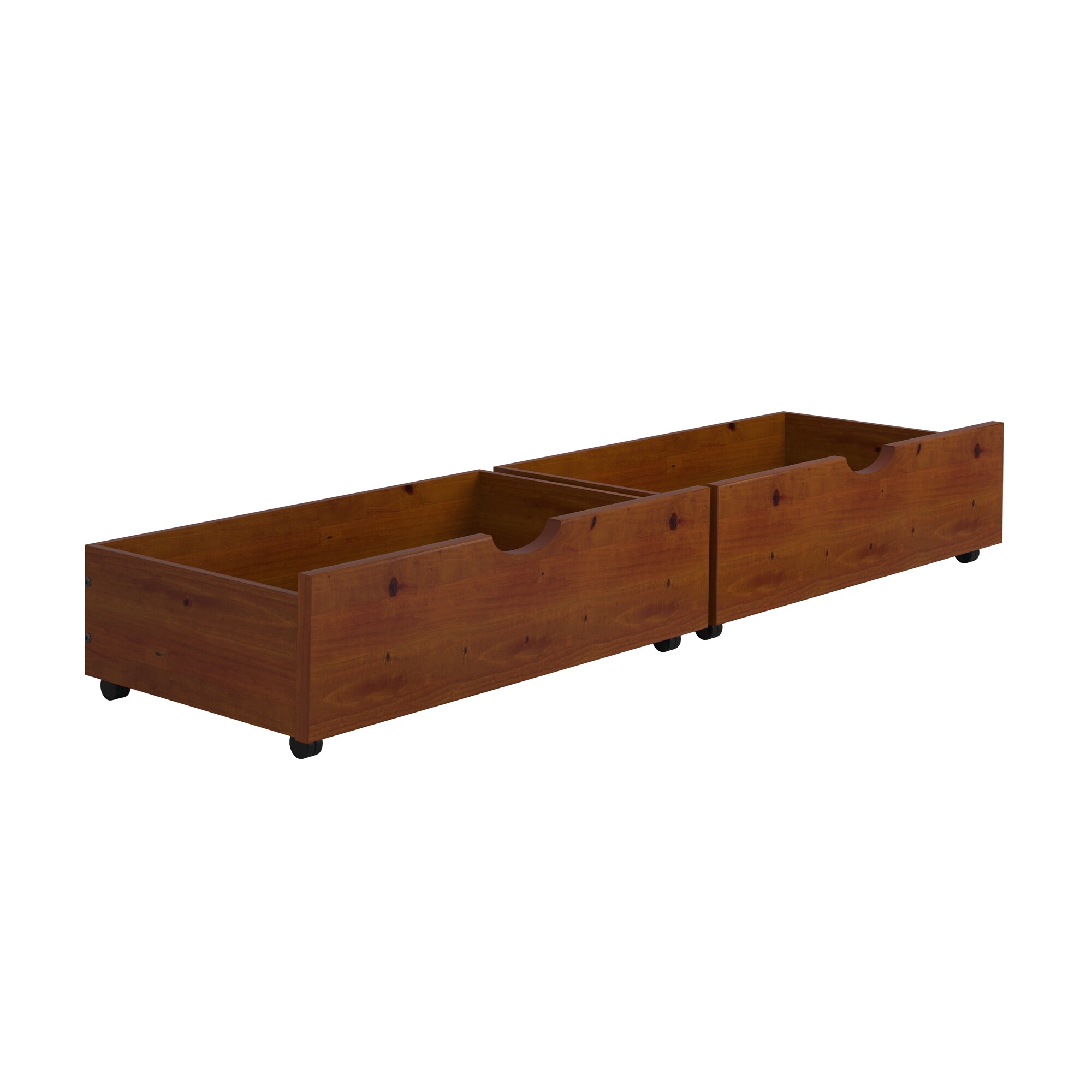Shop Donco Kids Pinewood Dual Under Bed Storage Drawers Free