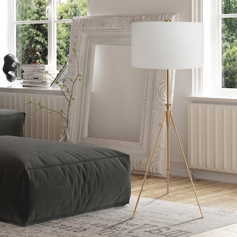 Furniture of America Fali Contemporary Metal Accent Tripod Floor Lamp
