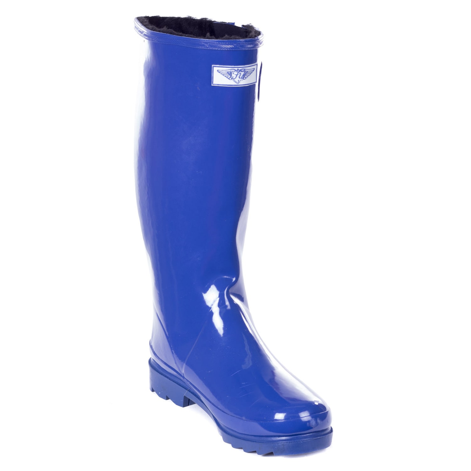 fur lined rain boots women's