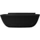preview thumbnail 2 of 4, ANZZI Vida 5.2 ft. Man-Made Stone Center Drain Freestanding Bathtub in Midnight Black