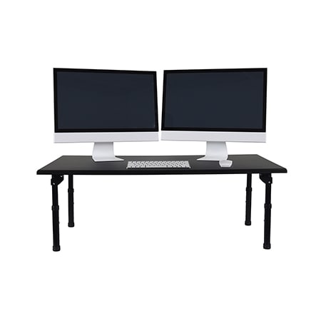 Luxor Black Wood 42 Inch Wide Standing Desktop Desk Free Luxor Black Wood 42 Inch Wide Standing Desktop Desk
