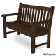 preview thumbnail 7 of 10, POLYWOOD Rockford 48" Bench Mahogany