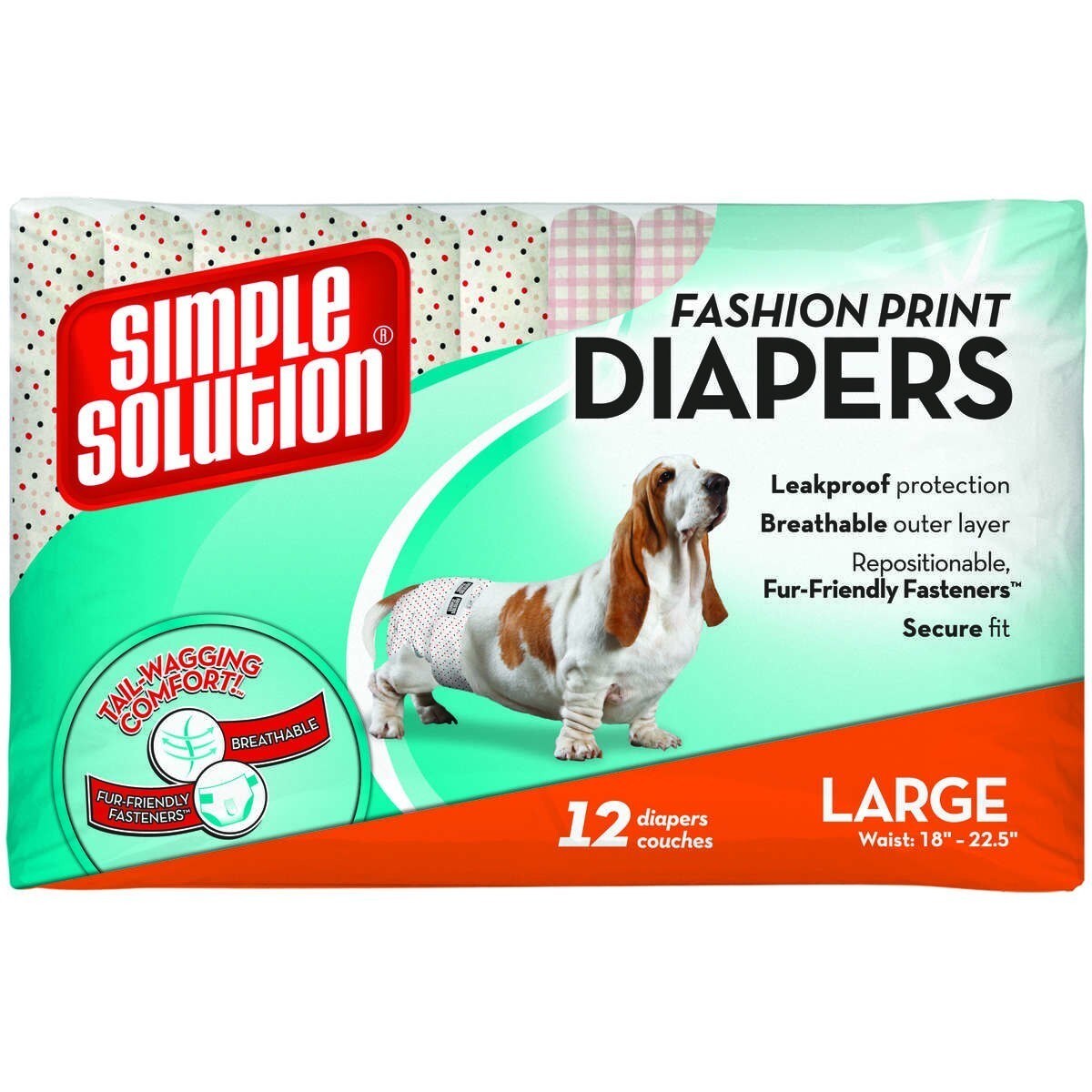 Simple solution dog diapers cheap large