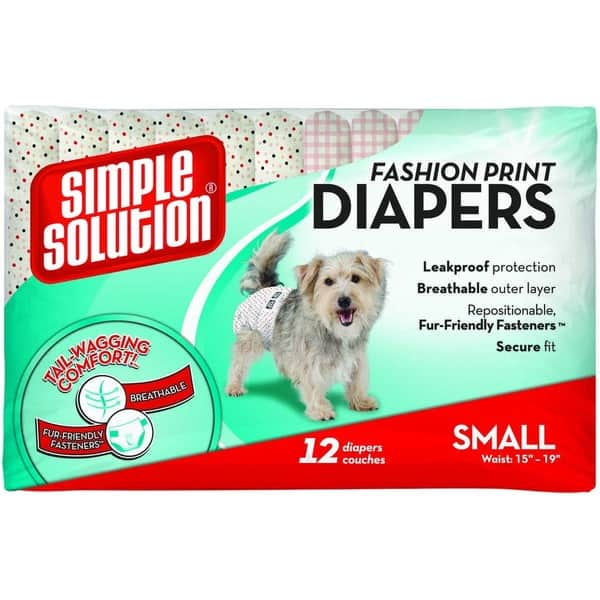 Simple Solution 12 Disposable Diapers Small