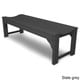 preview thumbnail 12 of 12, POLYWOOD Traditional 60" Backless Garden Bench Slate Grey