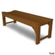 preview thumbnail 8 of 12, POLYWOOD Traditional 60" Backless Garden Bench Teak