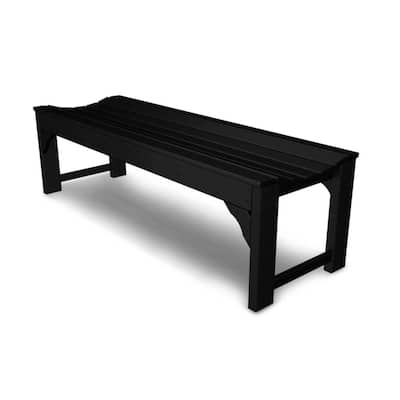 POLYWOOD Traditional 60" Backless Garden Bench