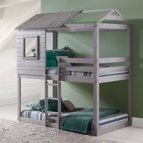 twin over full tree house bunk bed