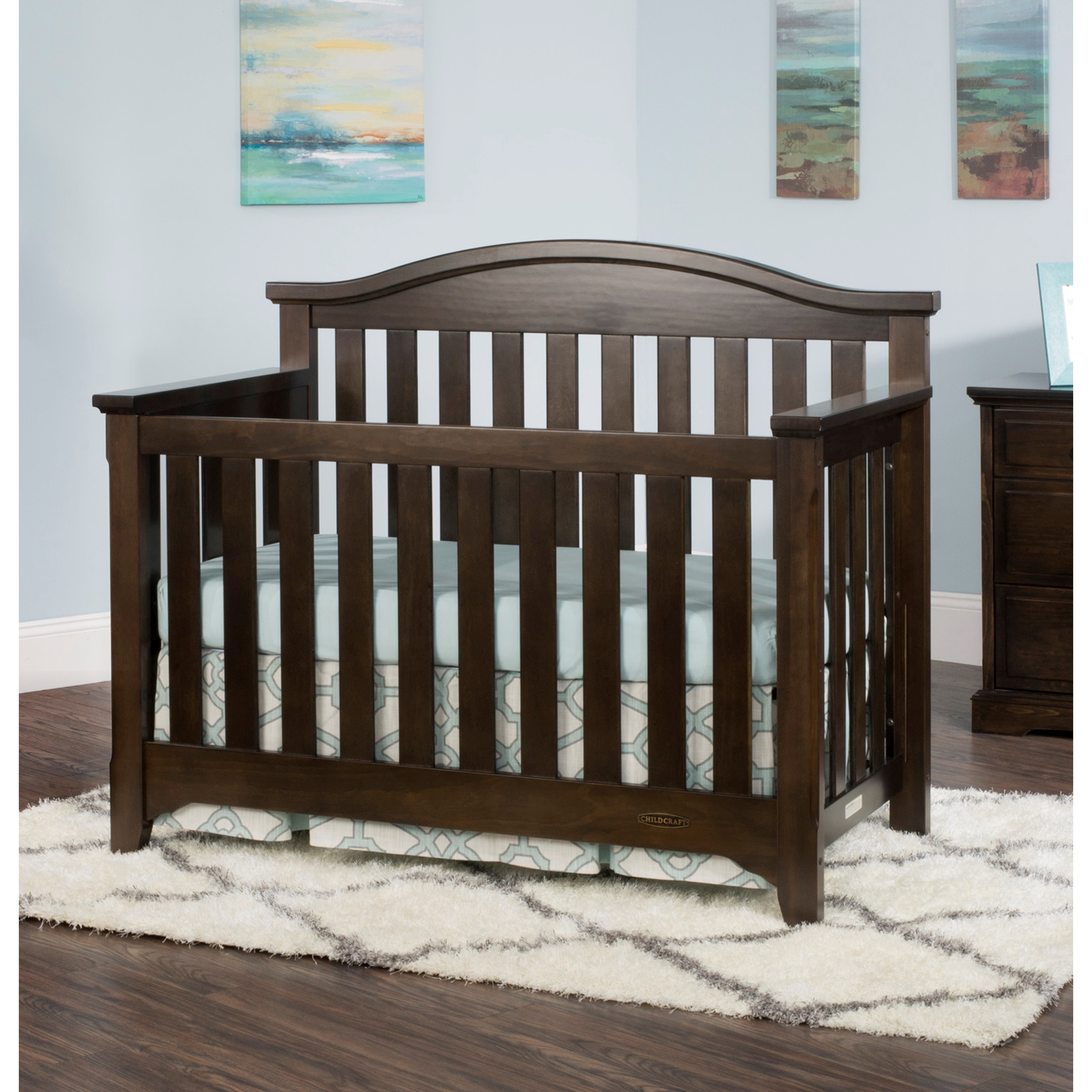 Child Craft Whitman 4-in-1 Convertible Crib, Slate buybuy BABY