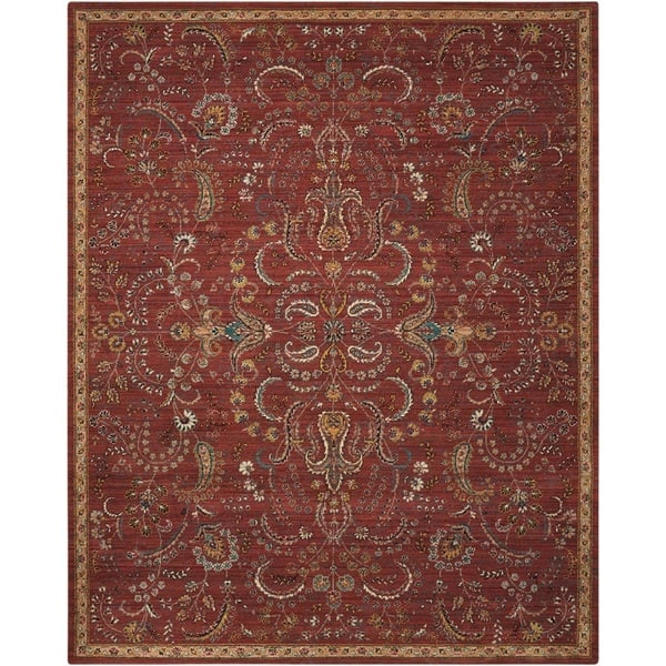 Nourison 2020 Traditional Floral Medallion Persian Pattern Area Rug