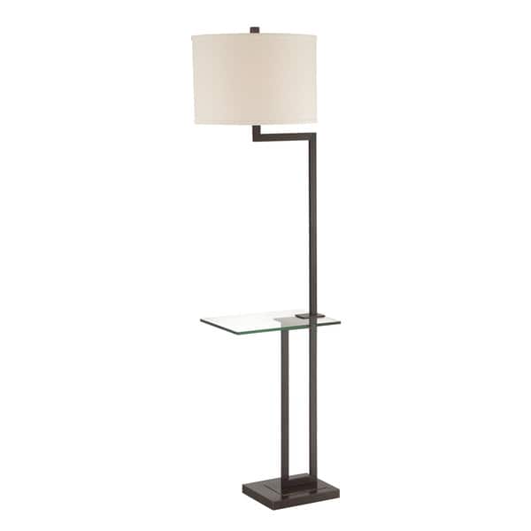 slide 2 of 2, Lite Source 1-Light Rudko Floor Lamp - Bronze