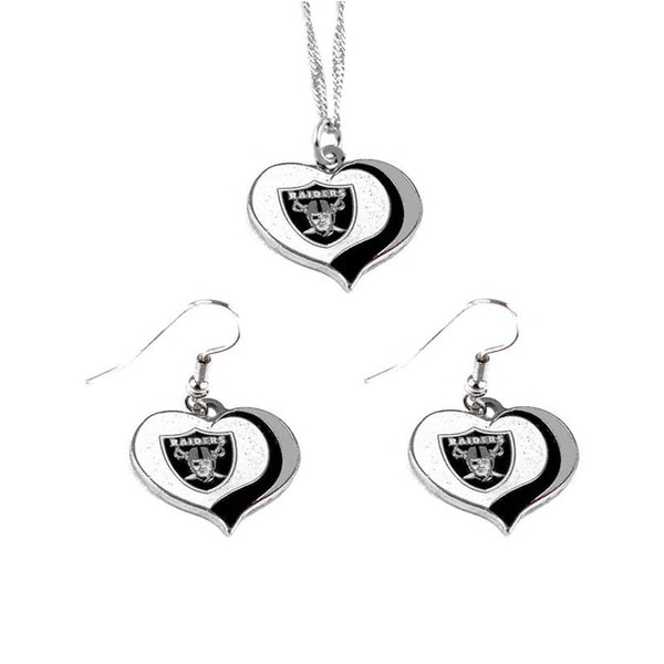 aminco NFL Oakland Raiders Team Logo Necklace