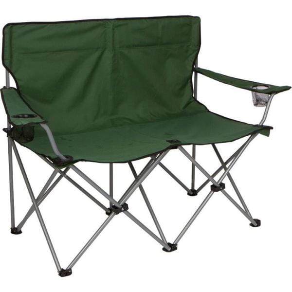 Trademark Innovations Loveseat-style Double Camp Chair with Steel Frame