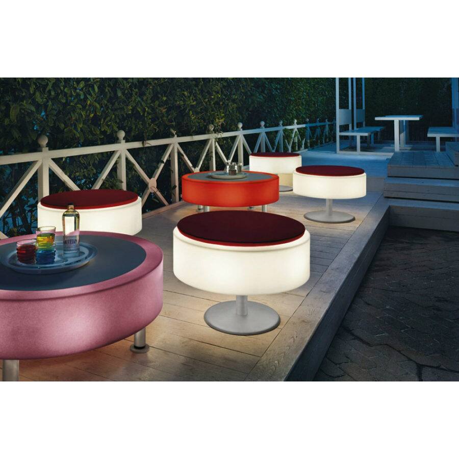 Contempo Lights Zola ABS Color-changing Coffee Table