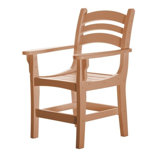 Durawood Casual Dining Chair with Arms - Cedar
