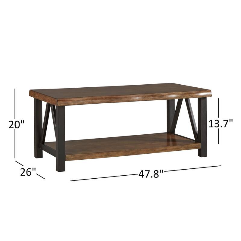 Banyan Live Edge Wood and Metal Accent Tables by iNSPIRE Q Artisan