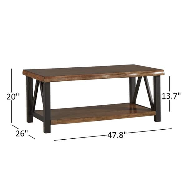 Banyan Live Edge Wood and Metal Accent Tables by iNSPIRE Q Artisan