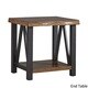 Banyan Live Edge Wood and Metal Accent Tables by iNSPIRE Q Artisan - Thumbnail 3