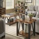 preview thumbnail 1 of 15, Banyan Live Edge Wood and Metal Accent Tables by iNSPIRE Q Artisan