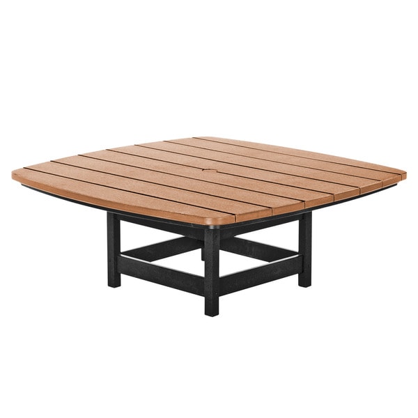 Conversational Table - Black and Cedar
