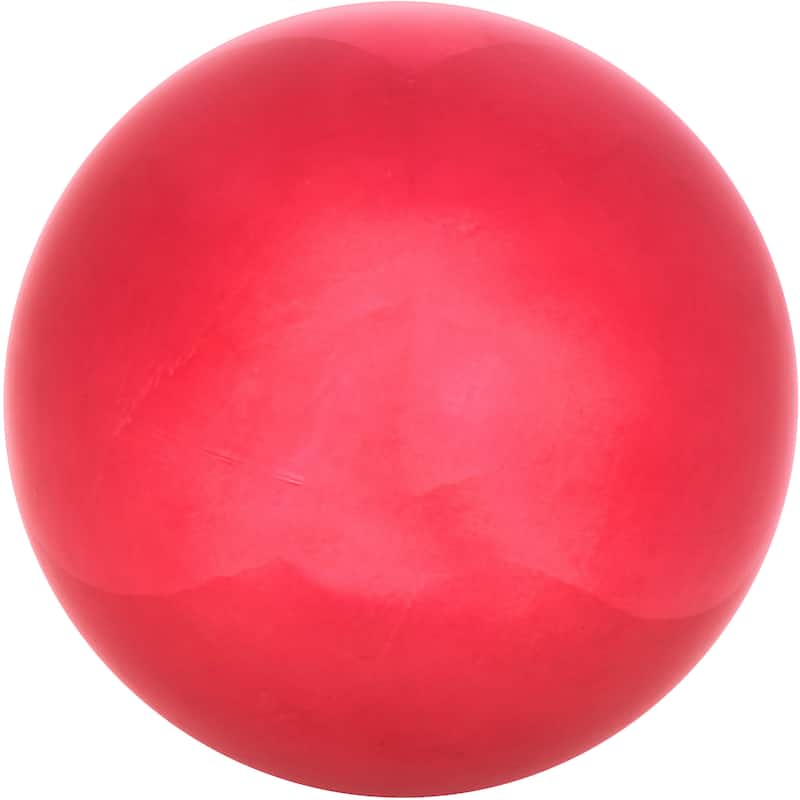 Trademark Innovations Red Stainless Steel 10-inch Gazing Mirror Ball