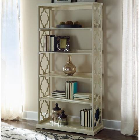 White Rubberwood Turner Bookcase