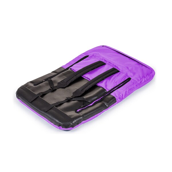 Trademark Innovations Purple Portable Multipurpose Adjustable Recliner Stadium Seat