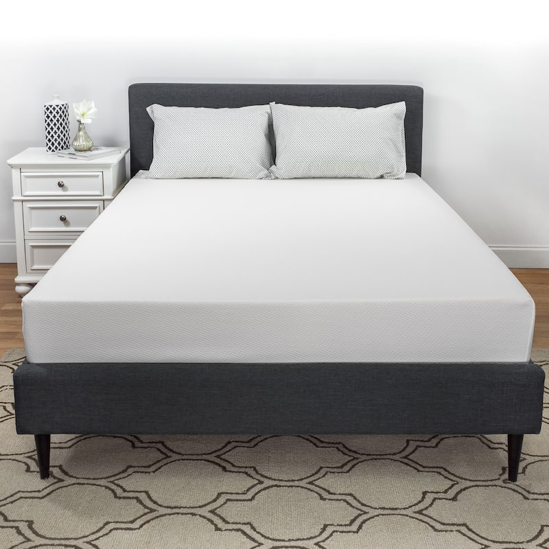 Select Luxury 10-inch Gel Comfort Foam Mattress - White